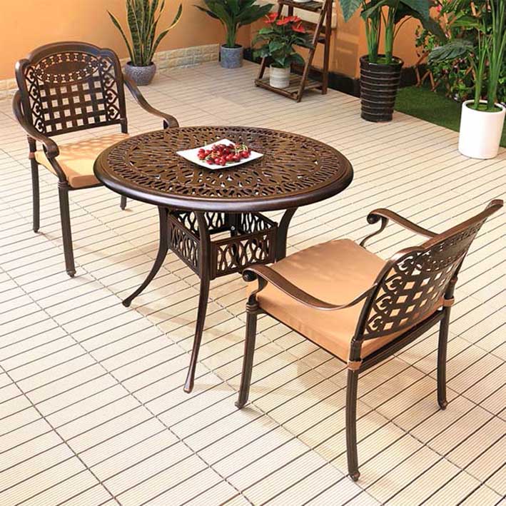 bàn ghế nhôm đúc Việt Anh VA 14