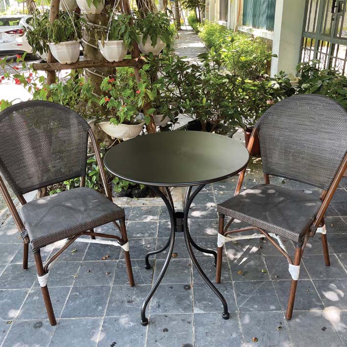 bàn ghế giả mây VA 41