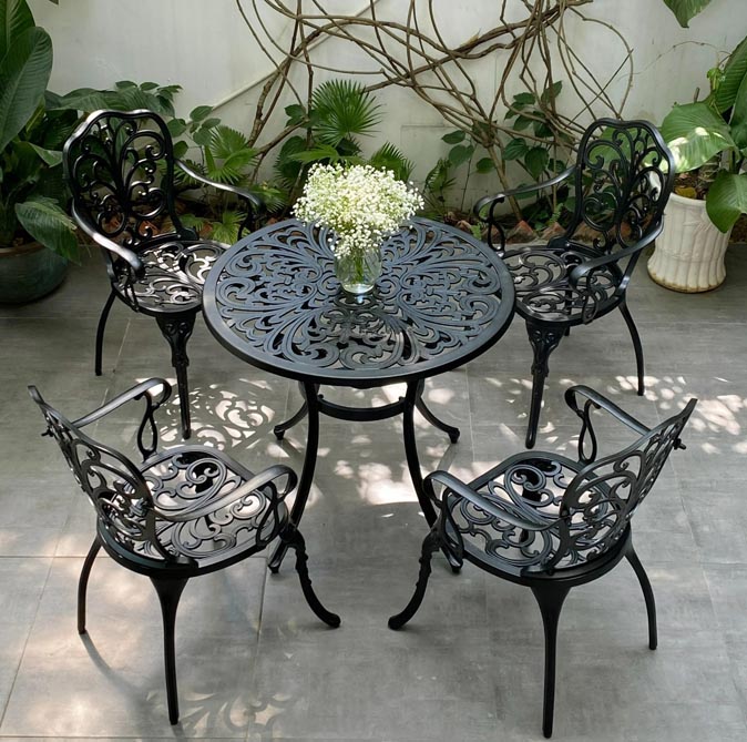 Bàn ghế ngoài trời VA 5