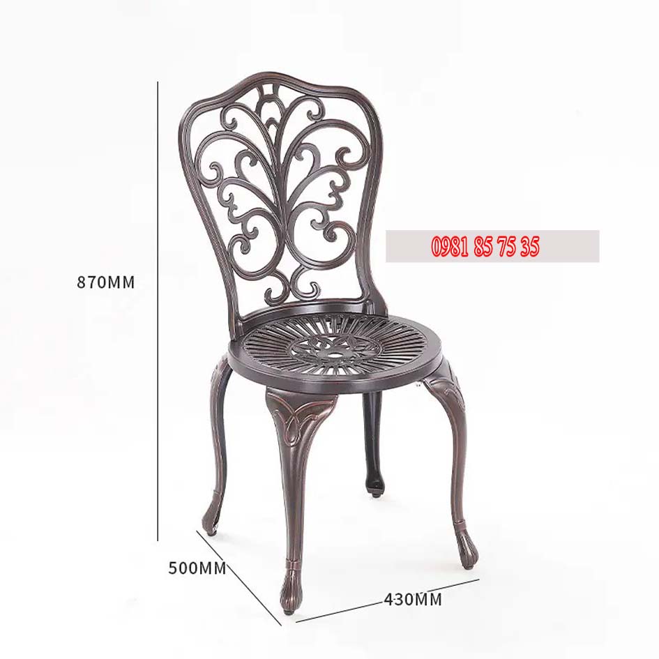 ghế ngoài trời nhôm đúc VA 57