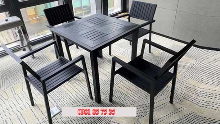 Bàn ghế composite ngoài tròi Việt Anh