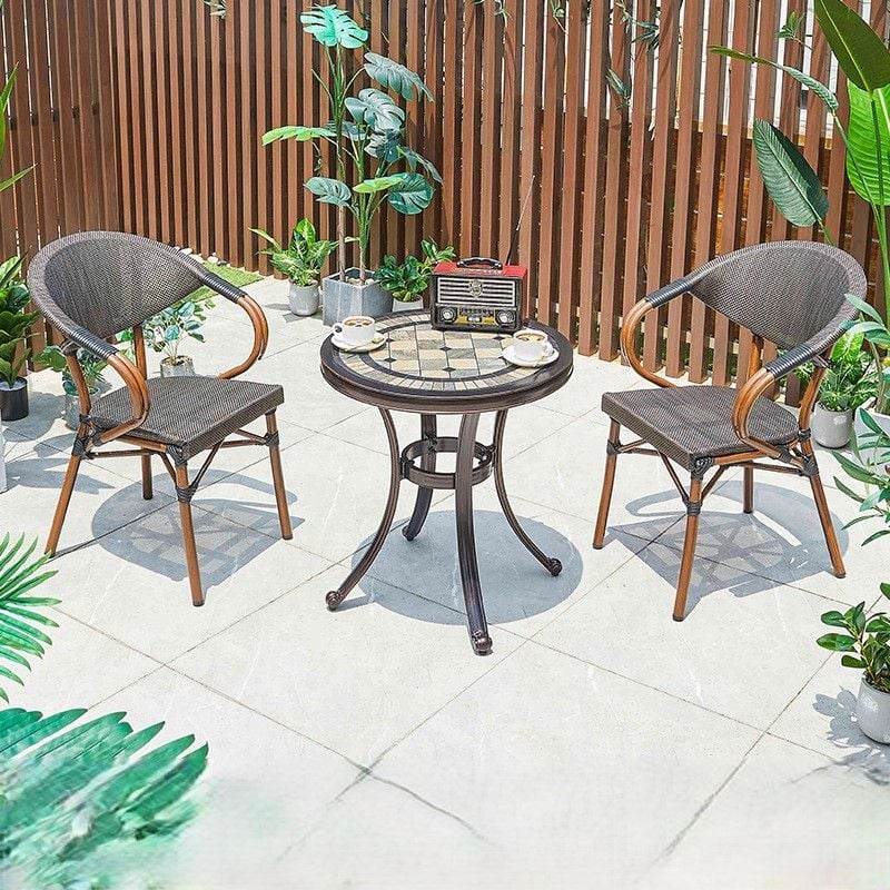 bàn ghế ngoài trời VA4