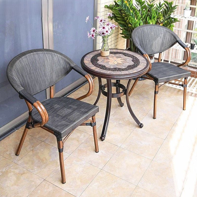 bộ bàn ghế ngoài trời VA4