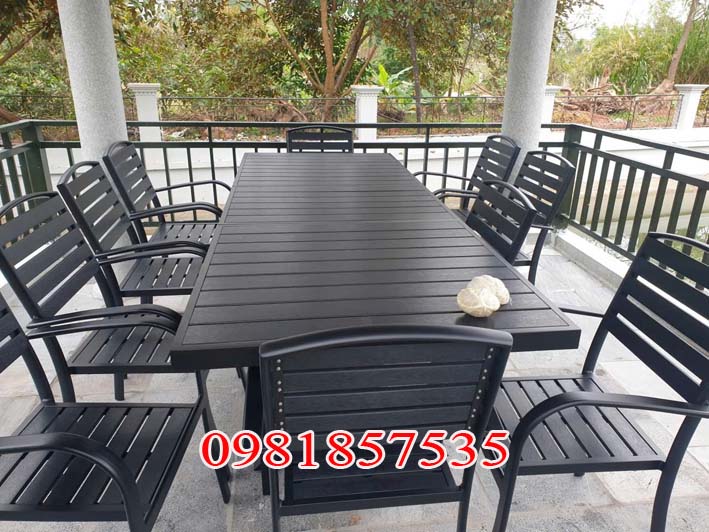 Ảnh thực tế bàn ghế ngoài trời