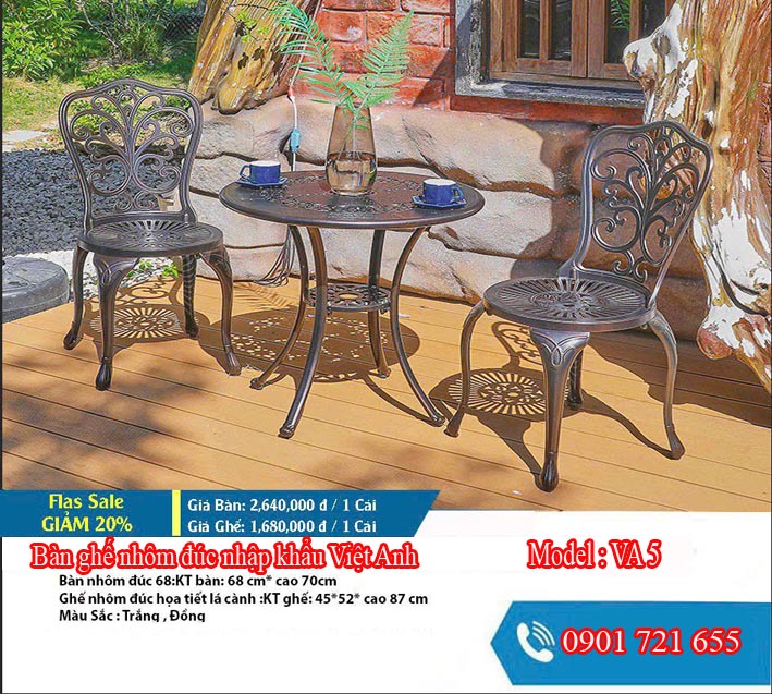 bộ bàn ghế ngoài trời