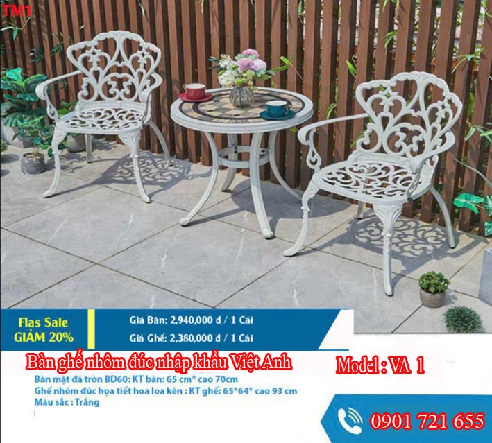 thanh lý bàn ghế đá ngoài trời