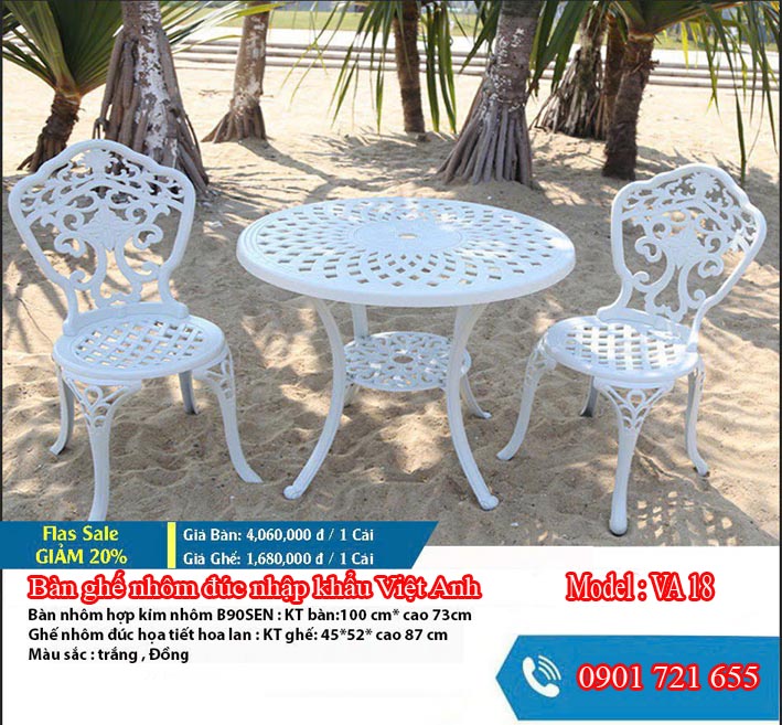 bộ bàn ghế uống trà ngoài trời