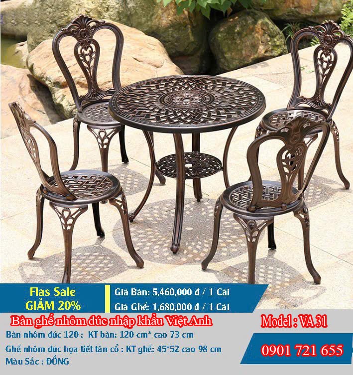 Bàn ghế sân vườn ngoài trời