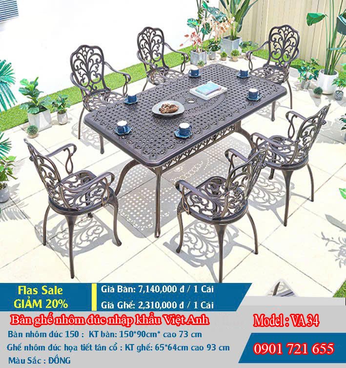 Bàn ghế sân vườn quảng ninh