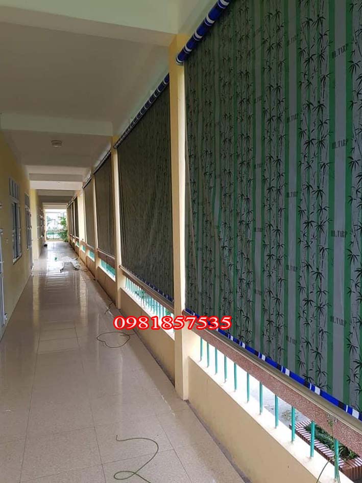 Bạt che nắng hành lang