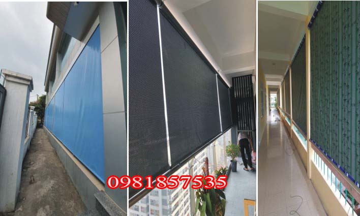 bạt che nắng hành lang