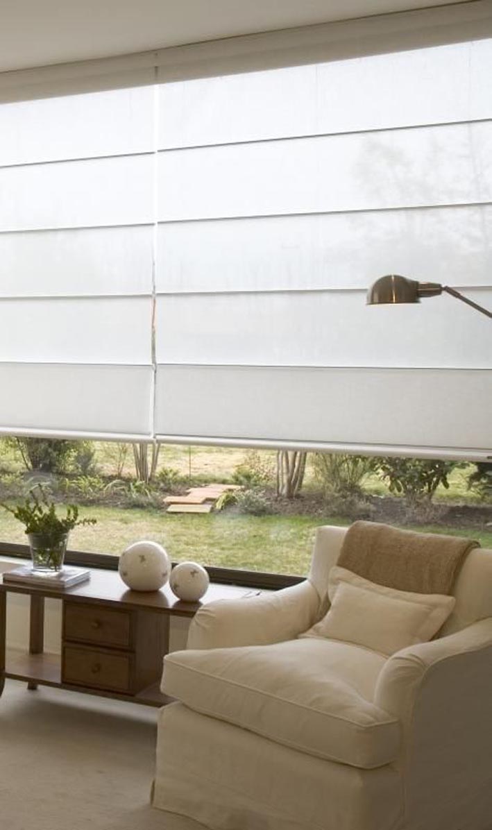 rèm cuốn roman xếp lớp