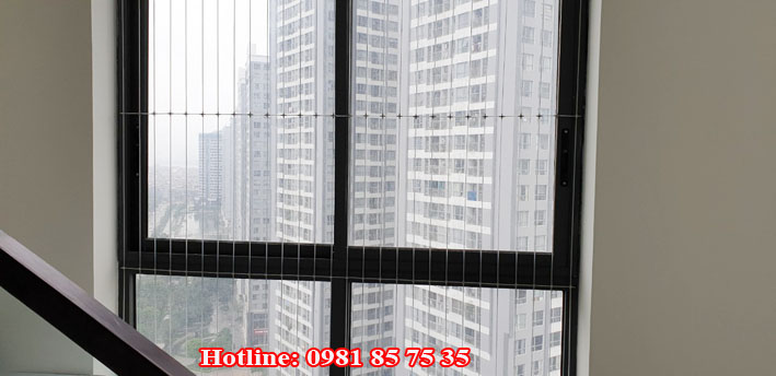 Lưới an toàn cửa sổ chung cư phòng chống tiềm ẩn nguy cơ mất an toàn