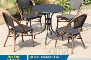 BÀN GHẾ GIẢ MÂY TRE ĐAN VIỆT ANH VA 41