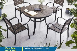 BÀN GHẾ NGOÀI TRỜI COMPOSITE VIỆT ANH VA 64