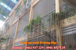 lưới bảo vệ an toàn trường học