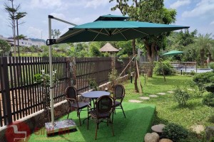 Ô DÙ CHE NẮNG LỆCH TÂM 2.5M XOAY 360 ĐỘ
