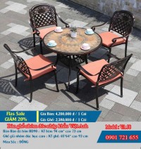 BÀN GHẾ NHÔM ĐÚC NHẬP KHẨU VIỆT ANH VA 58