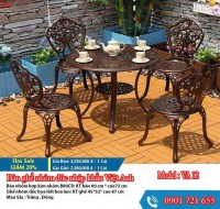BÀN GHẾ SÂN VƯỜN VA 12
